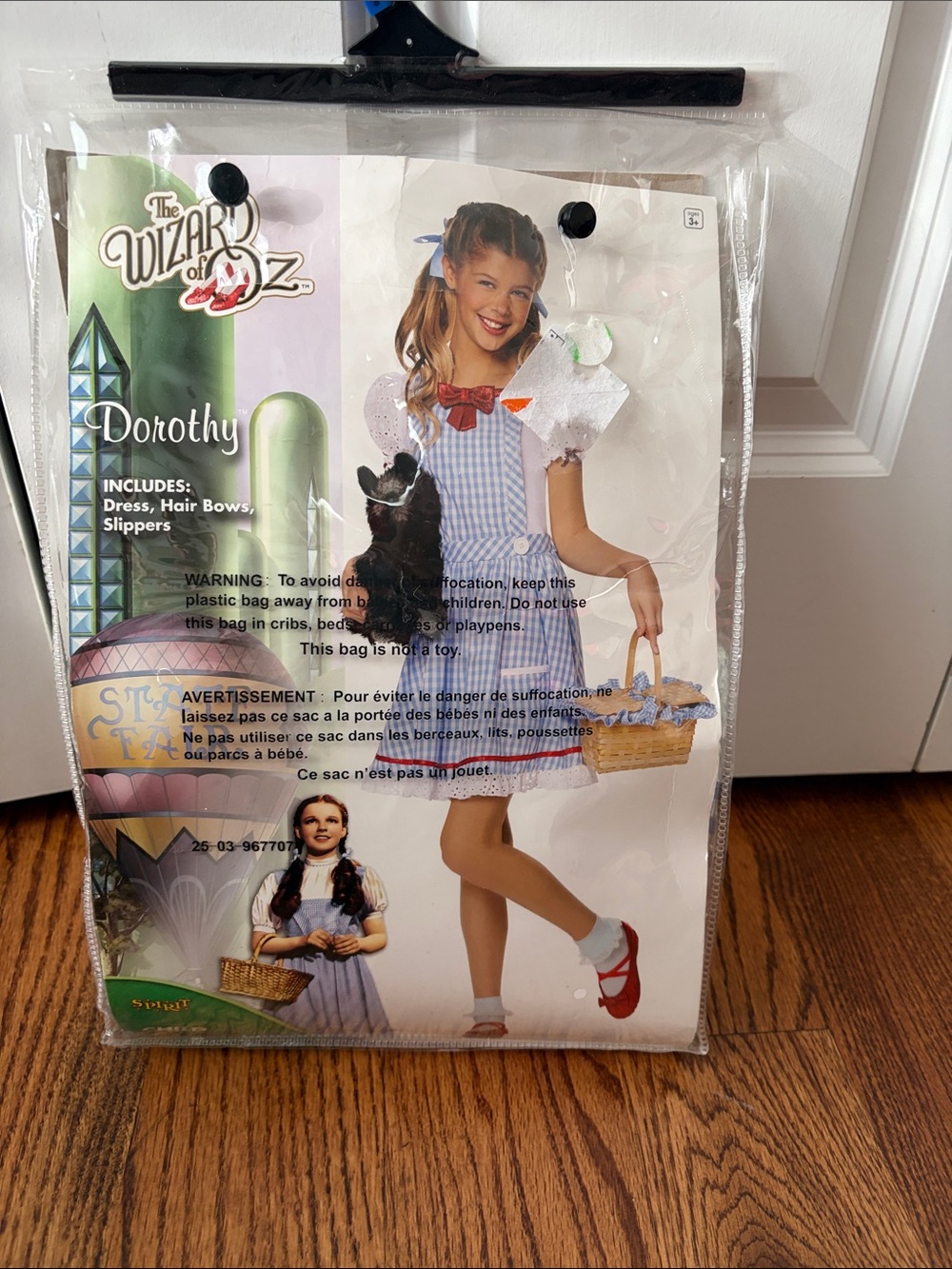 Wizard of Oz Dorothy Kids Costume Size XL